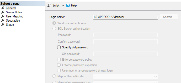 SQL Server Login